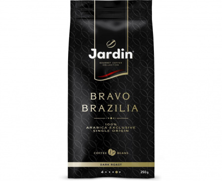 Кофе в зернах Bravo Brazilia, 250 г, Jardin