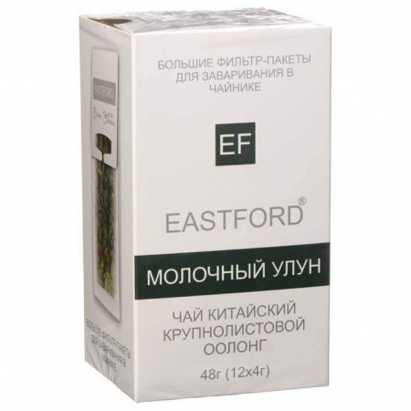 Чай Eastford "Молочный улун", листовой ароматизированный, 12 пакетиков
