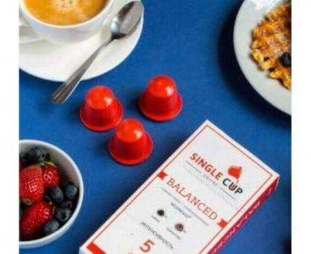 Кофе в капсулах Balanced, 10 шт., Singlecup
