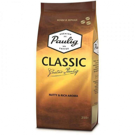 Кофе Paulig "Classic", в зёрнах, 250 гр