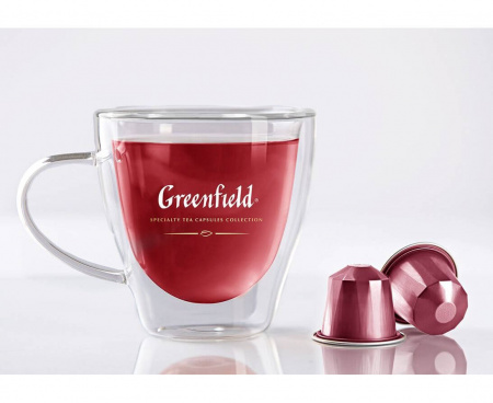 Капсулы для кофемашин Greenfield Raspberry Cream, 10 шт. по 2,5 г