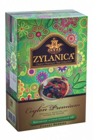 Чай Zylanica Ceylon Premium, Forest Berriest, зелёный байховый с лесными ягодами, 100 гр