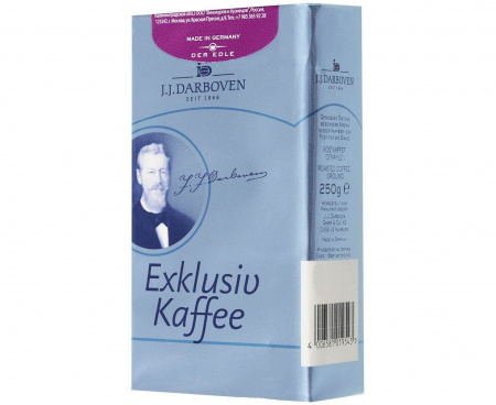 КОФЕ МОЛОТЫЙ DER EDLE, 100% АРАБИКА, 250 Г, EXKLUSIV KAFFEE