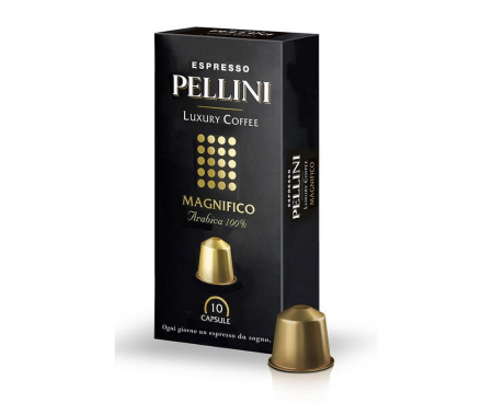 Кофе в капсулах MAGNIFICO, NESPRESSO, 100% Арабика, 10 шт., Pellini