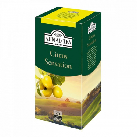 Чай Ahmad "Citrus Sensation", черный с лаймом, 25 пакетиков