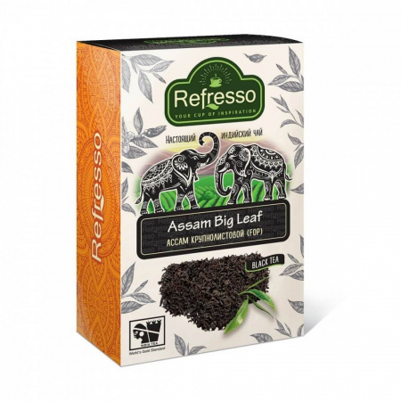 Чай Refresso "Assam Big Leaf", черный крупнолистовой, 100 гр