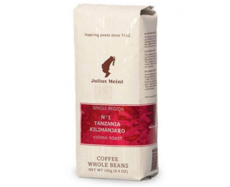 Кофе Tanzania Kilimanjaro №1, зерно, 250 г, Julius Meinl