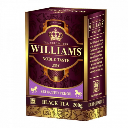 Чай Williams "Noble Taste", черный 200 гр