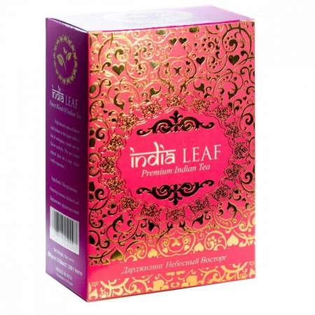 Чай India leaf "Дарджилинг небесный восторг", черный среднелистовой, 100 гр