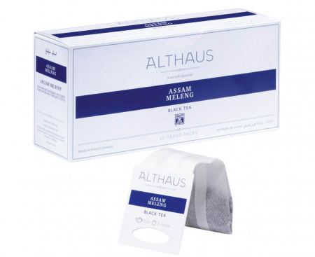 Чай черный для чайника Assam Meleng GFBOP (Ассам Меленг), 20 пак., Grand Packs, Althaus