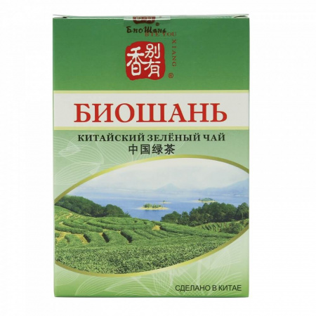 Чай БиоШань "China Green Tea", зеленый листовой, 80 гр