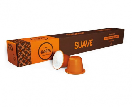 Кофе в капсулах Suave, крепость 5, 10 шт. х 5.5 г, Kaffa