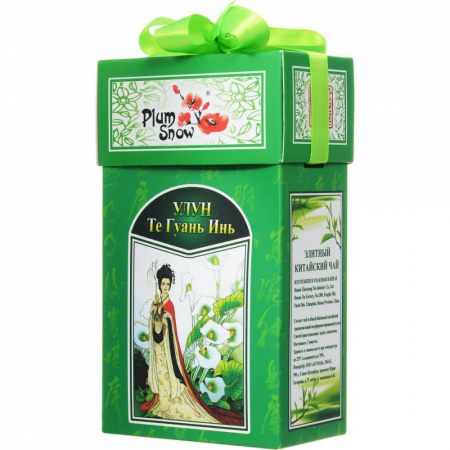 Чай Plum Snow "Улун Те Гуань Инь", листовой, 100 гр
