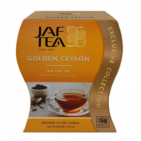Чай Jaf Tea "Golden Ceylon", черный листовой ОРА, 100 гр
