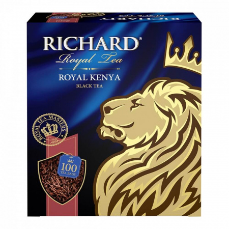 Чай Richard "Royal Kenya", черный, 100 пакетиков