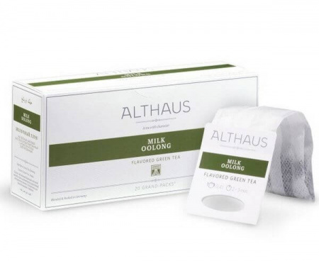 Чай зеленый для чайника Milk Oolong (Молочный Улун), 20 пак., Grand Packs, Althaus