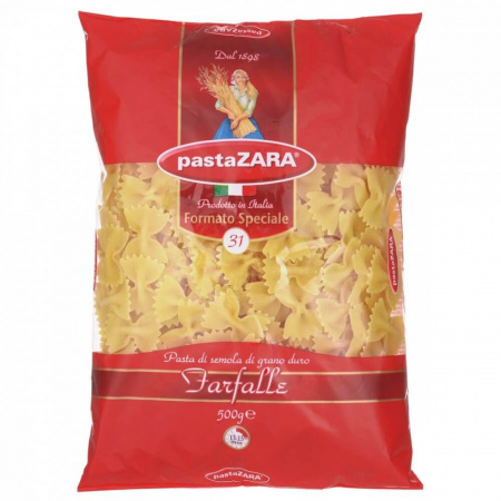 Макароны Pasta Zara "Бантики № 31", 500 гр