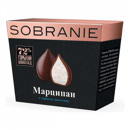 Конфеты Sobranie "Марципан в горьком шоколаде", 150 гр