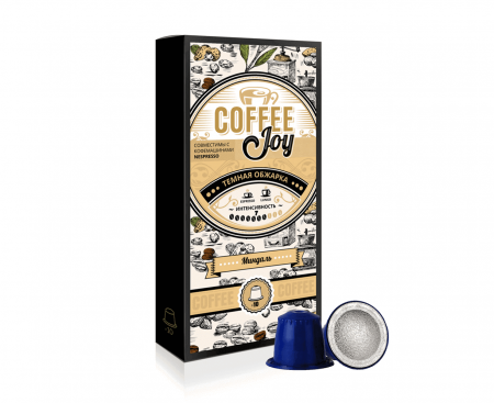 Кофе в капсулах CJ Миндаль, 85% Арабика / 15% Робуста, 10 шт., Coffee Joy