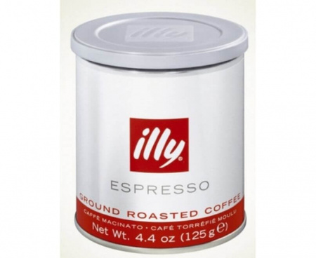 Кофе молотый средней обжарки, 125 г, Illy