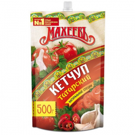 Кетчуп Махеевъ "Татарский", 500 гр