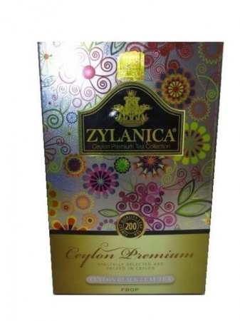 Чай Zylanica Ceylon Premium, чёрный листовой, FBOP, 200 гр