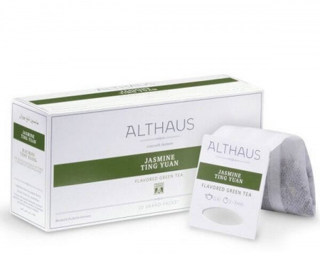 Чай зеленый для чайника Jasmine Ting Yuan (Жасмин Тинг Юань), 20 пак., Grand Packs, Althaus