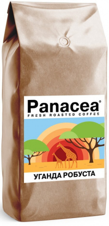 Кофе Panacea "Уганда робуста", в зернах, 1000 гр