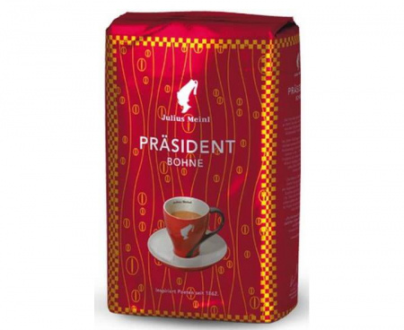 Кофе President (Президент), зерно, 0.5 кг, Julius Meinl