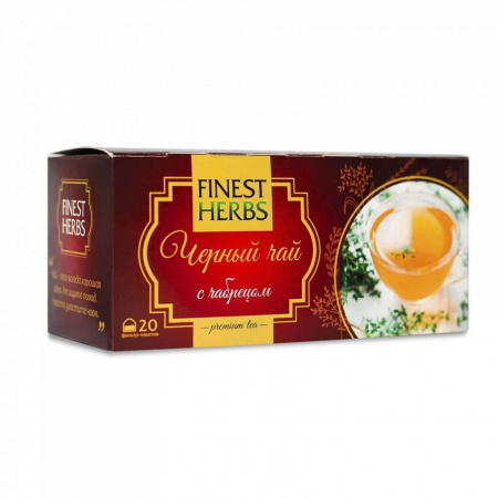Чай Finest Herbs "Чёрный чай с чабрецом", 30 гр