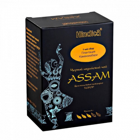 Чай Hindica "Assam", черный листовой, 100 гр