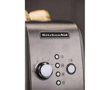 Тостер на 2 хлебца, серебряный медальон, 5KMT221, KitchenAid