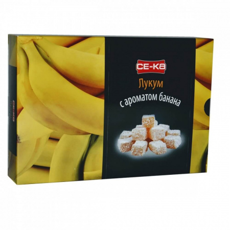 Лукум Се-ка "С ароматом банана", 225 гр