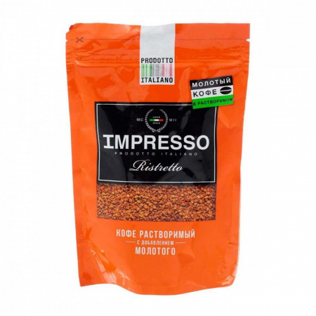 Кофе Impresso "Ristretto", растворимый, 100 гр, м/у