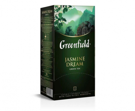 Чай зеленый Jasmine Dream, 25 пакетиков, Greenfield