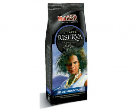 Кофе в зернах Riserva Blue Mountain, 100% Арабика, пакет 0.25 кг, Molinari