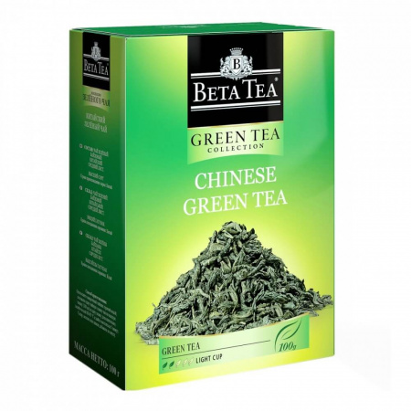 Чай Beta Tea "Зеленый", зеленый листовой, 100 гр