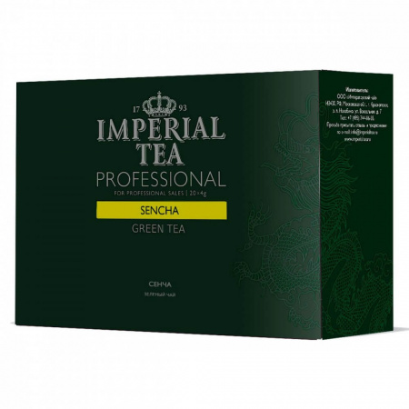 Чай Imperial Tea Professional "Сенча", зеленый мелколистовой, 20 сашетов