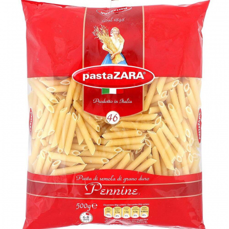 Макароны Pasta Zara "Перо № 46", 500 гр