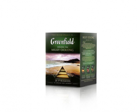 Чай зеленый Milky Oolong, 20 пирамидок, Greenfield