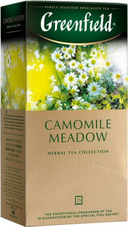 Чай Greenfield "Camomile Meadow", травяной, 25 пакетиков