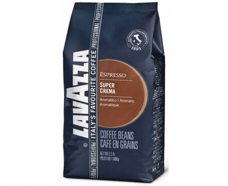 Кофе в зернах Super Crema, пакет 1 кг, Lavazza