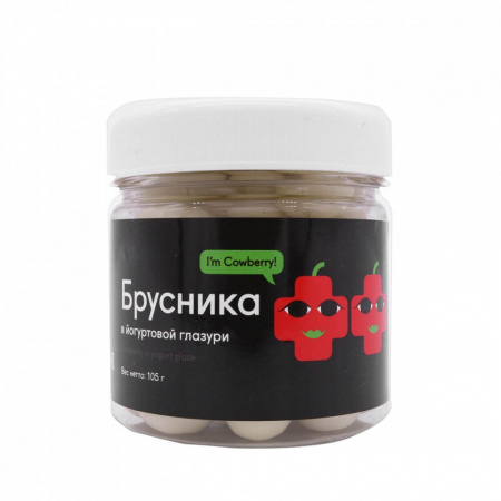 Брусника в йогуртовой глазури SNACK SNACK, 105 гр