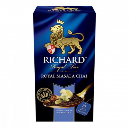 Чай Richard "Royal Masala Chai", черный с добавками, 25 пакетиков