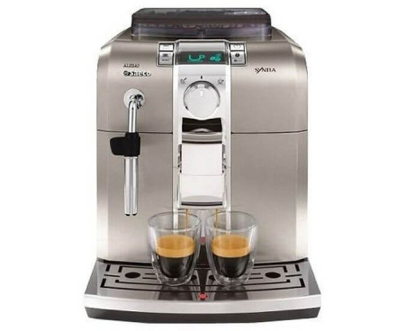 Кофемашина Syntia Black(PHILIPS SAECO HD-8836/19), черно-серебристая, нержавеющая сталь, SAECO