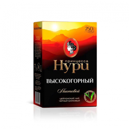 Чай Принцесса Нури "Высокогорный", черный листовой, 250 гр