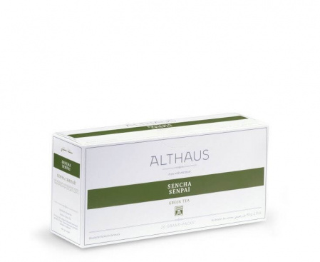 Чай зеленый для чайника Sencha Senpai (Сенча Сенпай), 20 пак., Grand Packs, Althaus