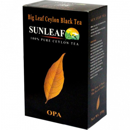 Чай Sunleaf "Оранж Пеко А", чёрный крупнолистовой, 250 гр