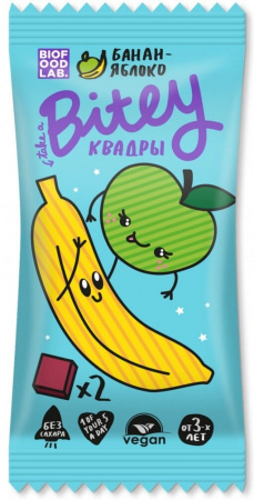Батончик овсяно-фруктовый Take a Bitey "Яблоко-Банан", 30 гр