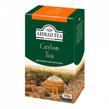 Чай Ahmad "Ceylon Tea", черный листовой, 100 гр